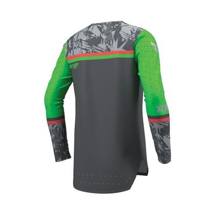 Thor SPORT PINK'D - KINDER Crossshirt - Grijs / Groen