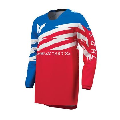 Thor LAUNCH SHOCKIE - KINDER Crossshirt - Rood / Blauw