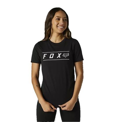 T-Shirt manches courtes Fox WOMAN PINNACLE - Noir Ref : FX3906 