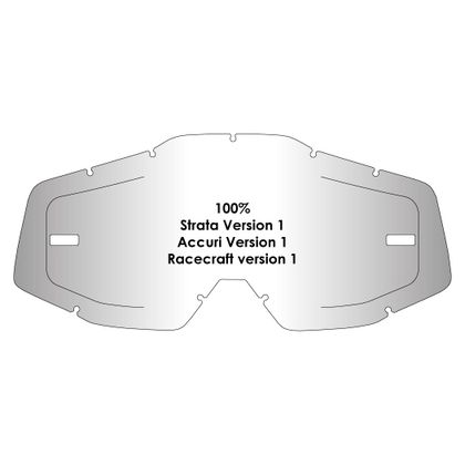 Ecran Masque Airscreen Strata / Accuri / Racecraft - Gris Ref : ASM0073 / 002-001-06 