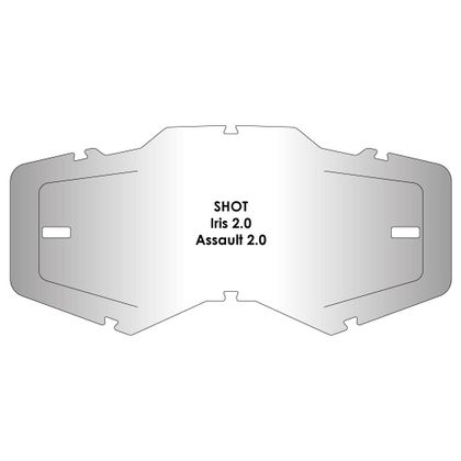 Airscreen Iris 2.0 / assault 2.0 Bildschirm Maske - Grau Ref : ASM0146 / 013-002-06 