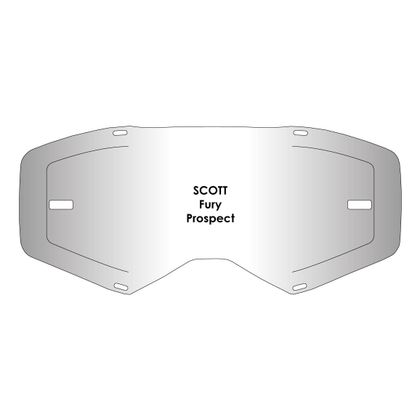 Airscreen Fury / Prospect Bildschirm Maske - Grau Ref : ASM0140 / 012-001-06 
