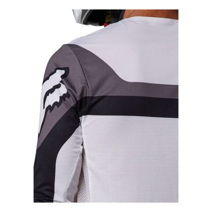 Camiseta de motocross Fox FLEXAIR EFEKT 2024 - Negro / Blanco