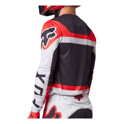 Camiseta de motocross Fox FLEXAIR EFEKT 2024 - Rojo / Negro
