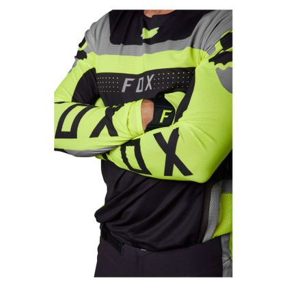 Camiseta de motocross Fox FLEXAIR EFEKT 2024 - Amarillo / Negro