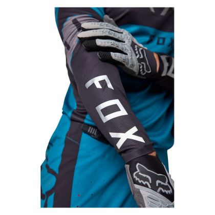 Camiseta de motocross Fox FLEXAIR RYAKTR 2023 - Azul / Negro
