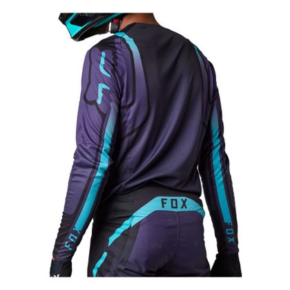 Camiseta de motocross Fox 360 VIZEN 2024 - Negro / Violeta