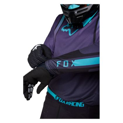 Camiseta de motocross Fox 360 VIZEN 2024 - Negro / Violeta