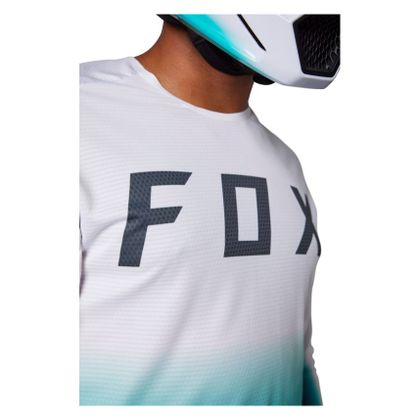 Camiseta de motocross Fox 360 FGMNT 2024 - Blanco / Azul