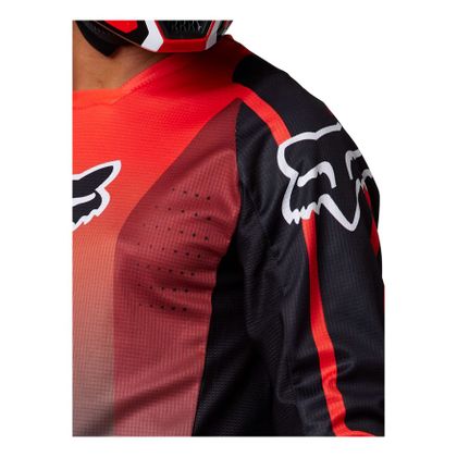 Camiseta de motocross Fox 180 LEED 2024 - Rojo / Negro