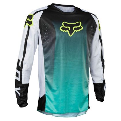 Camiseta de motocross Fox 180 LEED 2024 - Gris / Azul Ref : FX3749-C46215 