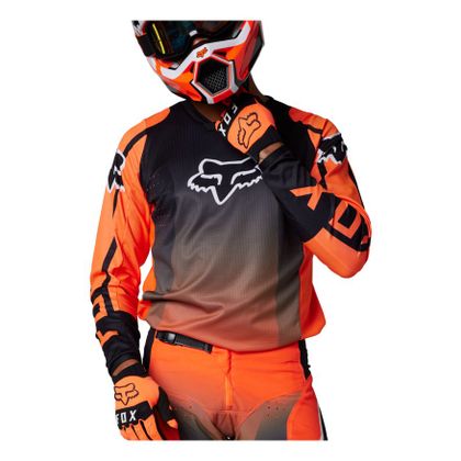 Camiseta de motocross Fox 180 LEED 2024 - Naranja