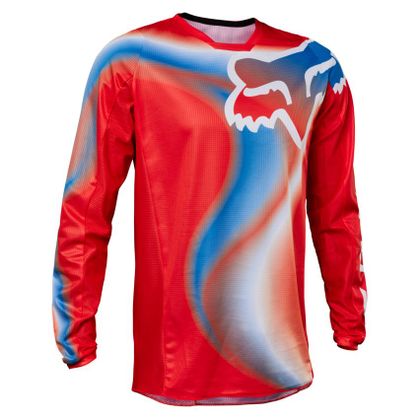 Camiseta de motocross Fox 180 TORSYK 2024 - Rojo / Negro
