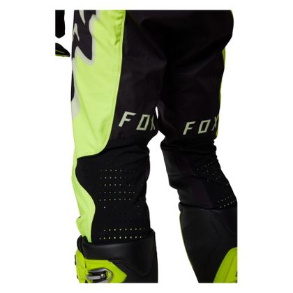 Pantalon cross Fox FLEXAIR EFEKT 2024 - Jaune / Noir