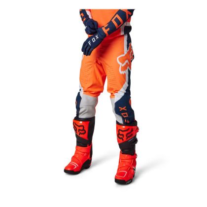 Pantalon cross Fox FLEXAIR EFEKT 2024 - Orange