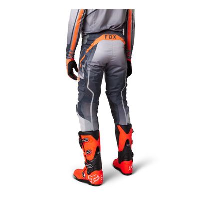 Pantaloni da cross Fox 360 VIZEN 2024 - Grigio / Rosso
