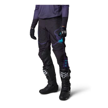 Pantalón de motocross Fox 360 VIZEN 2024 - Negro / Violeta