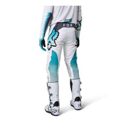 Pantalón de motocross Fox 360 FGMNT 2024 - Blanco / Azul