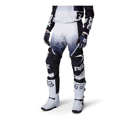 Pantaloni da cross Fox 180 NUKLR 2023 - Bianco / Grigio