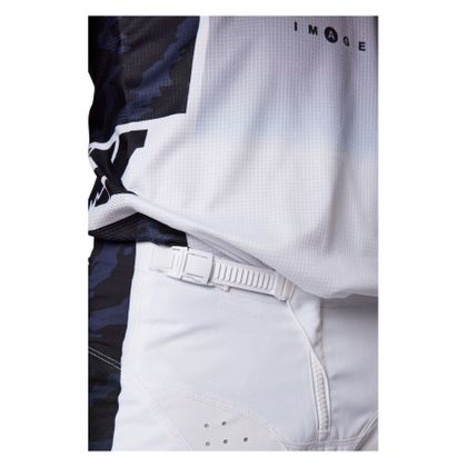 Pantaloni da cross Fox 180 NUKLR 2023 - Bianco / Grigio