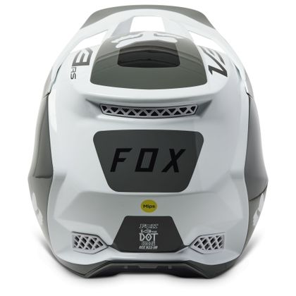 Casco de motocross Fox V3 RS EFEKT 2023 - Negro / Blanco