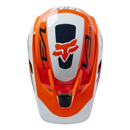 Casco de motocross Fox V3 RS EFEKT 2023 - Naranja / Azul