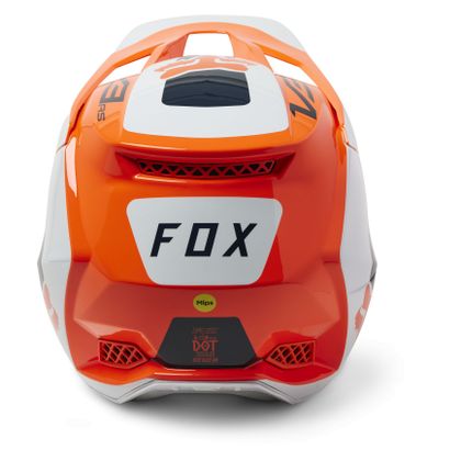 Casco da cross Fox V3 RS EFEKT 2023 - Arancione / Blu