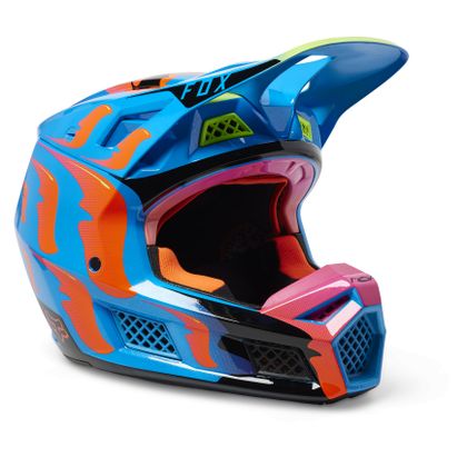 Casco de motocross Fox V3 RS EYERIS 2023 - Multicolor Ref : FX3704 