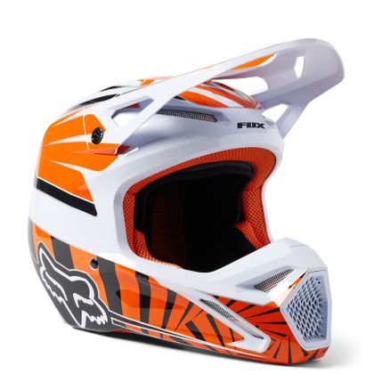Casco de motocross Fox V1 GOAT 2023 - Naranja Ref : FX3713 