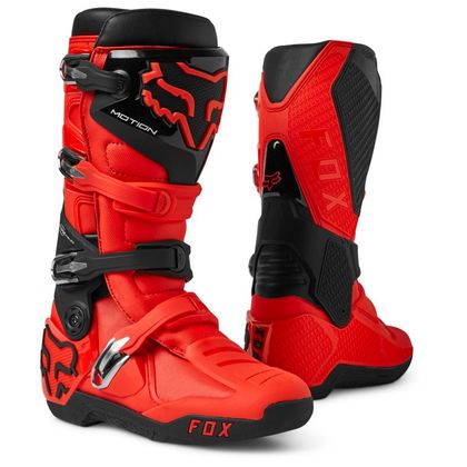 Botas de motocross Fox MOTION 2024 - Rojo Ref : FX3727-C51105 