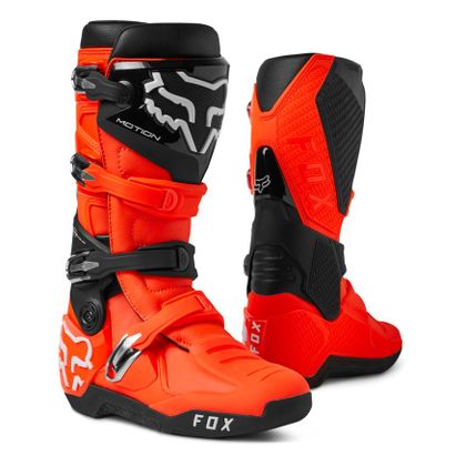Botas de motocross Fox MOTION 2024 - Naranja / Negro Ref : FX3727-C51306 