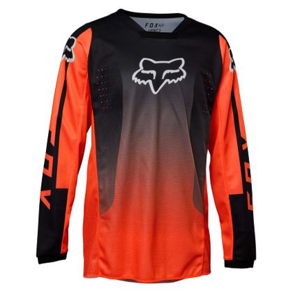 Camiseta de motocross Fox YOUTH 360 LEED - Naranja / Negro