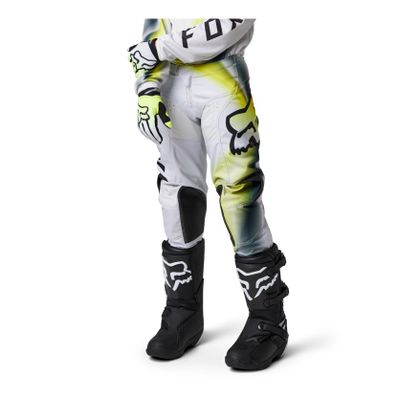 Pantalón de motocross Fox YOUTH 360 TOXSYK - Amarillo / Negro
