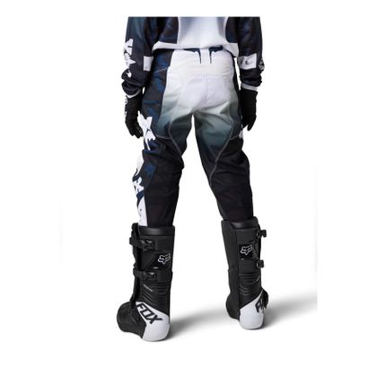 Pantalón de motocross Fox YOUTH 360 NUKLR - Gris / Blanco