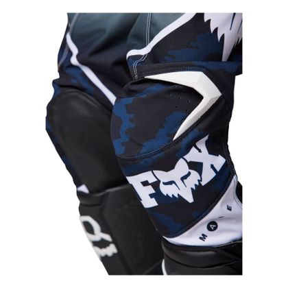 Pantalón de motocross Fox YOUTH 360 NUKLR - Gris / Blanco