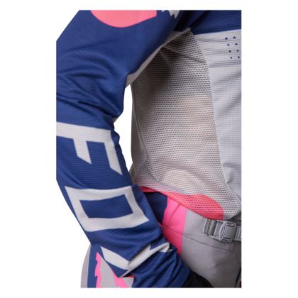 Camiseta de motocross Fox WOMENS FLEXAIR EFEKT 2023 - Violeta / Blanco
