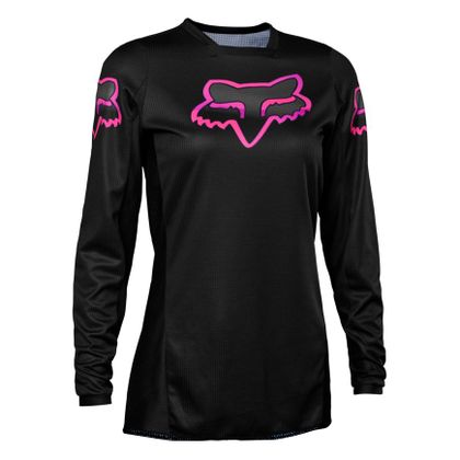Camiseta de motocross Fox WOMENS 180 BLACKOUT 2023 - Negro / Rosa Ref : FX3828 