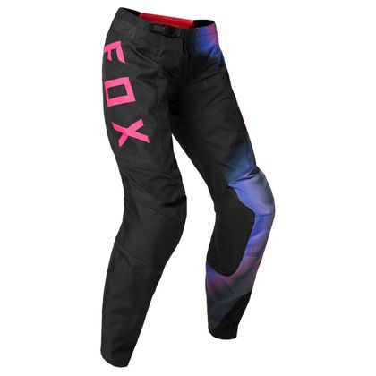Pantaloni da cross Fox WOMENS 180 TOXSYK 2023 - Nero / Rosa Ref : FX3827 