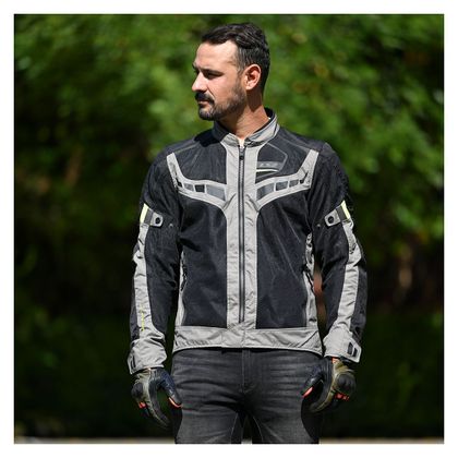 Veste Moto LS2 GARDA AIR - Noir / Jaune