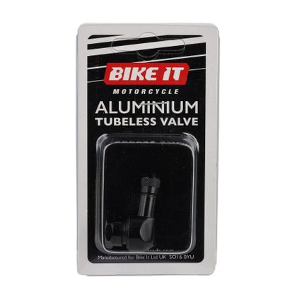 Bike It TUBELESS ALUMINIUM 11,3 MM 1 STUK Klep Universeel - Zwart