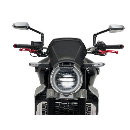 Puig ALUMINIUM Front number plate - Black