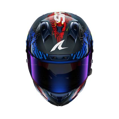 Casque intégral Shark AERON-GP FIM RACING #2 SPEED-VIB - Bleu / Rouge
