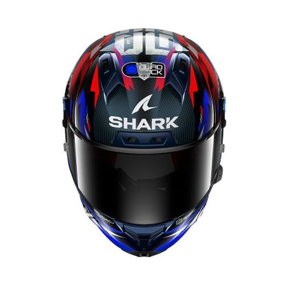 Shark AERON-GP FIM RACING #1 REPLICA ZARCO OVERWINNING 2025 Integraalhelm - Carbon / Blauw