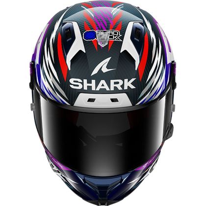 Casque intégral Shark AERON REPLICA ZARCO SIGNATURE 2026 - Carbone / Violet