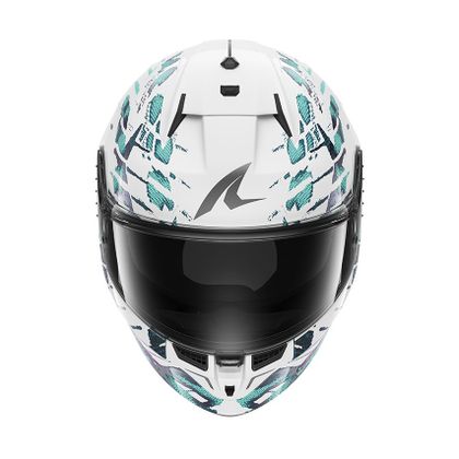 Casque intégral Shark D-SKWAL 3 REPTAIA - Blanc / Blanc