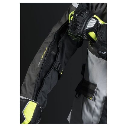 Veste Moto LS2 NORWAY - Noir / Jaune