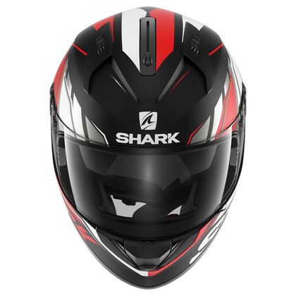 Casco para moto integral Shark Ridill black mat blank mat talla S
