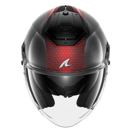 Shark RS JET IKONIK Jet-Helm - Schwarz / Rot