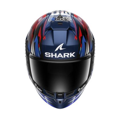 Shark SKWAL CUP REPLICA ZARCO GP DE FRANCE Integraalhelm - Blauw / Rood