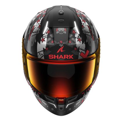 Casque Shark SKWAL i3 - HELLCAT - Noir / Rouge